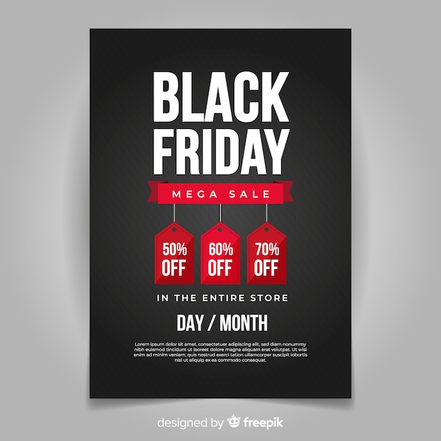 Black Friday Sale Poster Stock Vector by ©barkarola 174661476