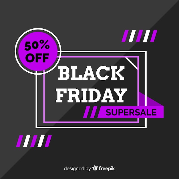 Black friday geometric shapes  background