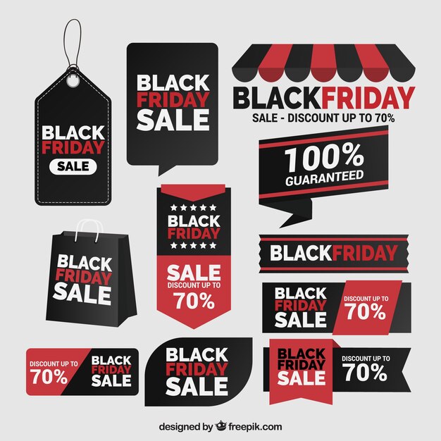 Black friday label collection