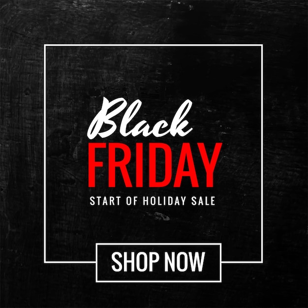 Black friday modern sale banner