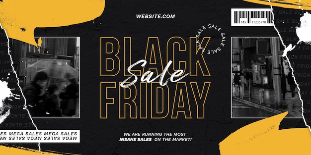 Black friday paper style background