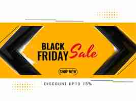 Free vector black friday sale advertisement background