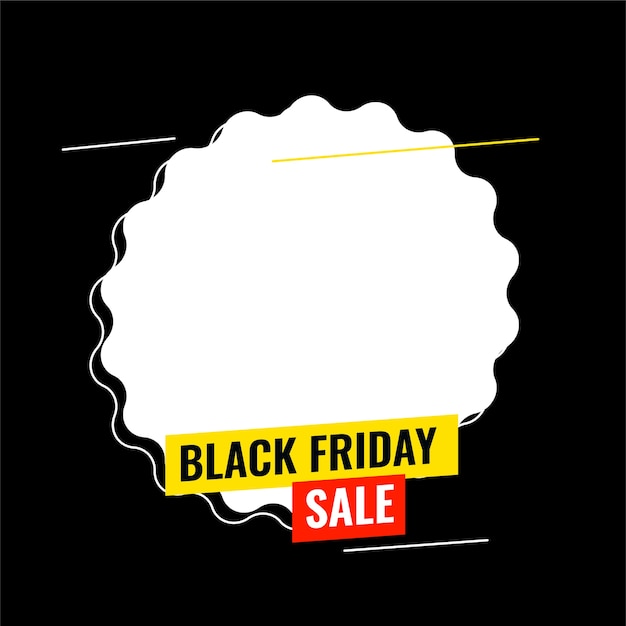 Black friday sale background with text space