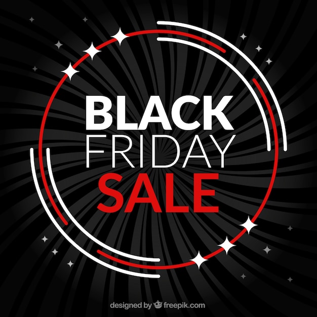 Free vector black friday sale background