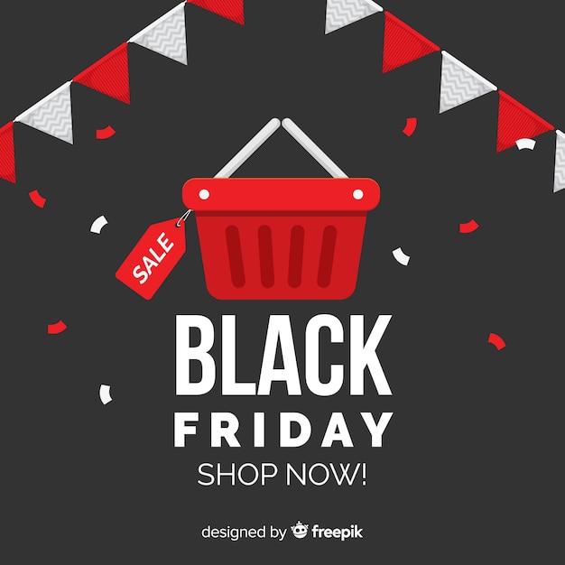 Free vector black friday sale background