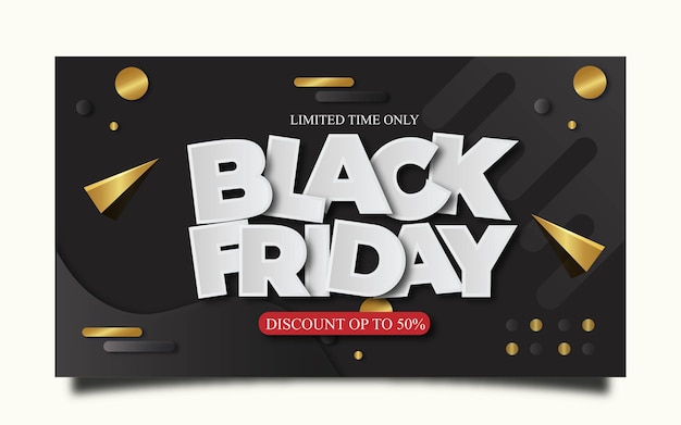 Free vector black friday sale background