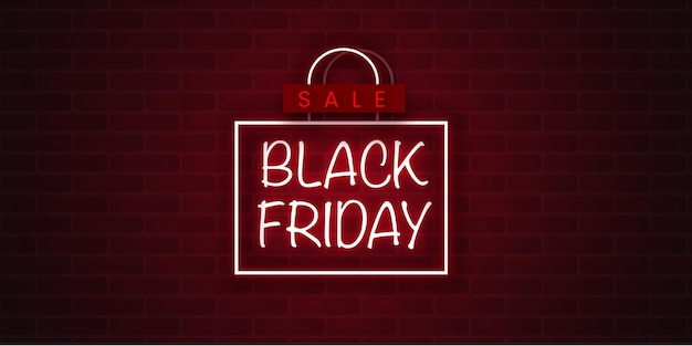 Free vector black friday sale banner in red & black for social media and business purpose free vector