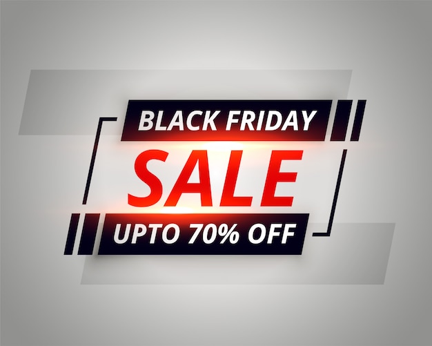 Black friday sale banner template