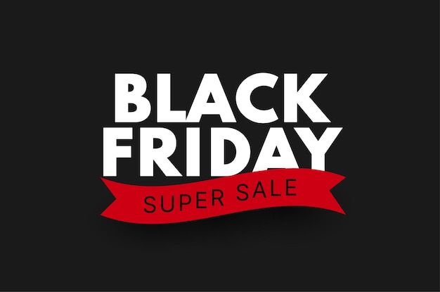 Black friday sale banner vector sale background template for promotion advertising and social ads Premium Vector