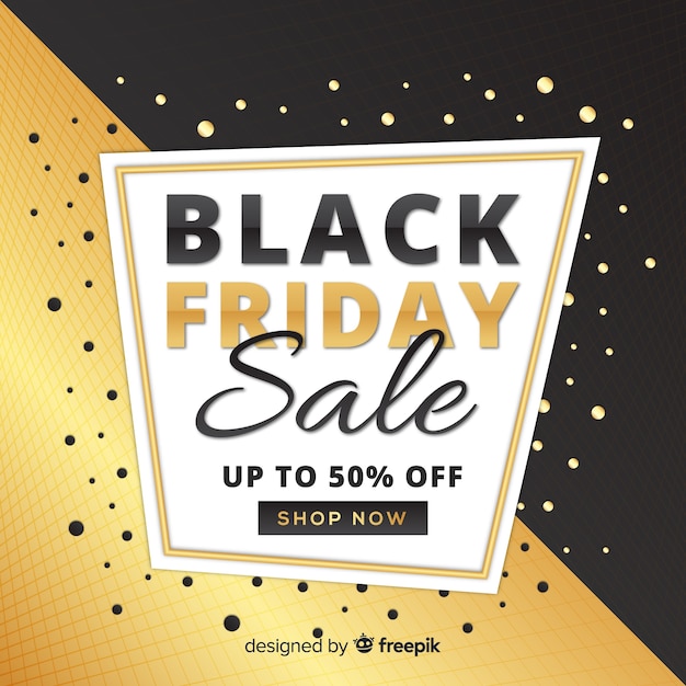 Free vector black friday sale banner