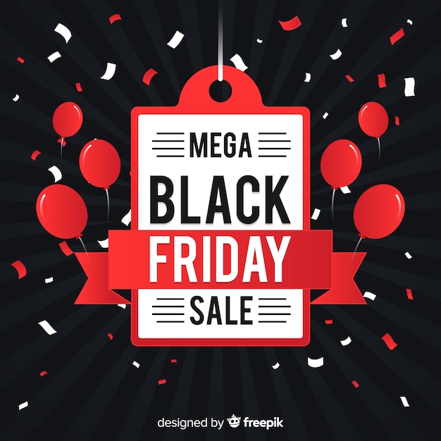 Free vector black friday sale banner