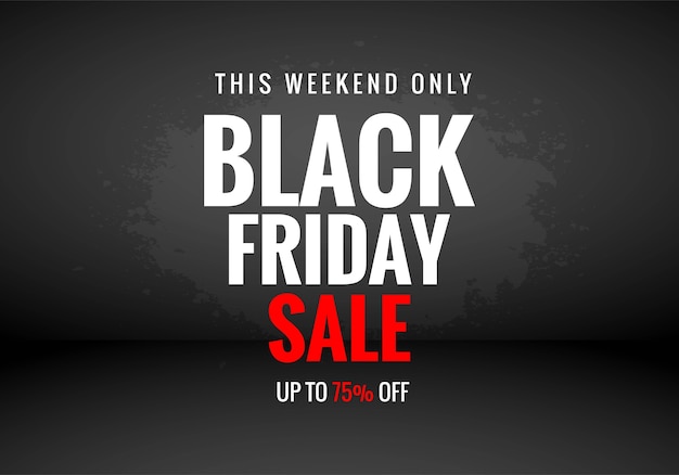 Free vector black friday sale concept