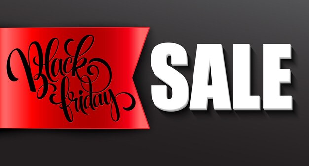 Black Friday Sale Vector Template – Free Vector Download