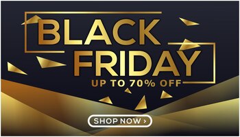 Black friday sale discount promo offer poster