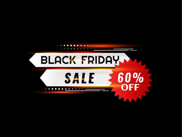 Black friday sale glossy black background 