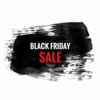 Free vector black friday sale grunge design