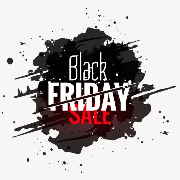 Black friday sale grunge style label