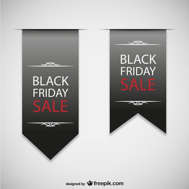 Black Friday sale labels