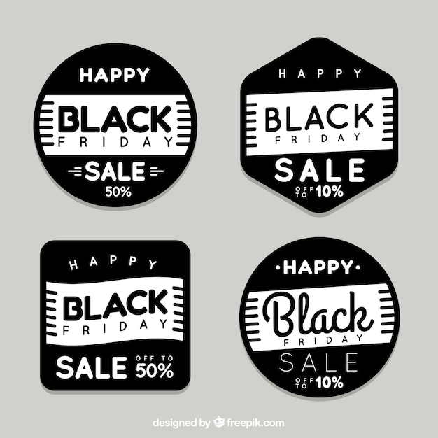 Black friday sale labels