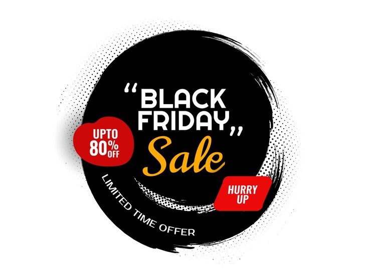 Free Vector black friday sale offers background