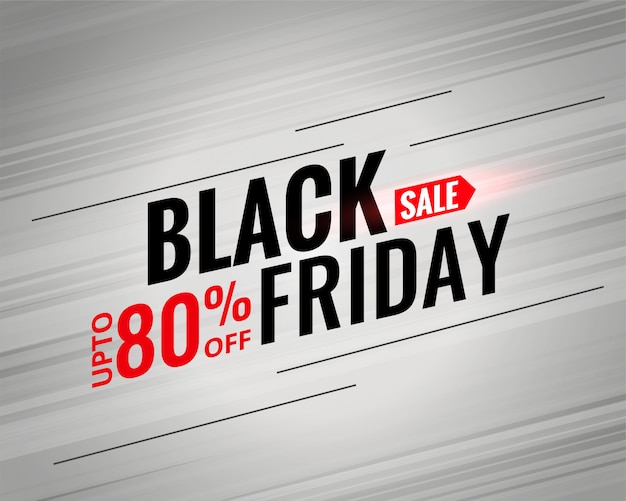 Black friday sale poster design