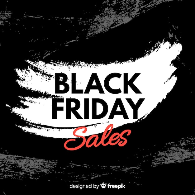 Black friday sale stained background with 