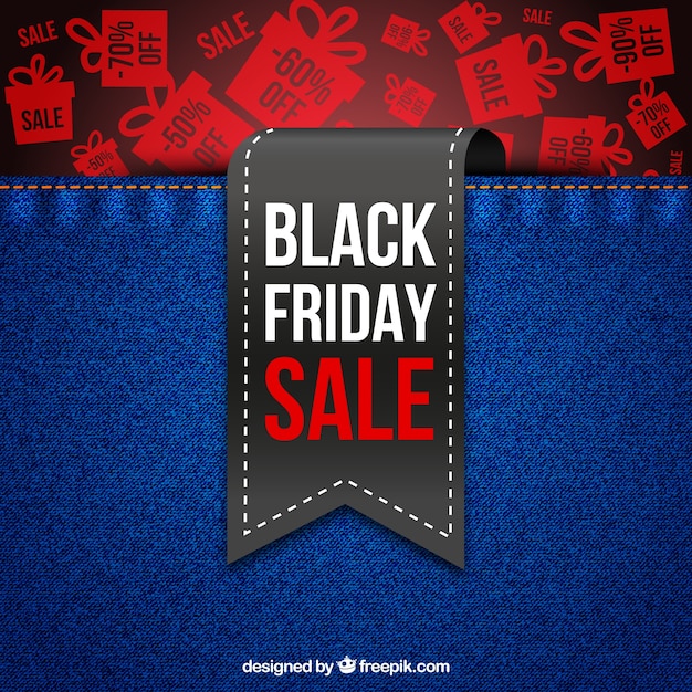 Бесплатное векторное изображение Черная пятница продажа