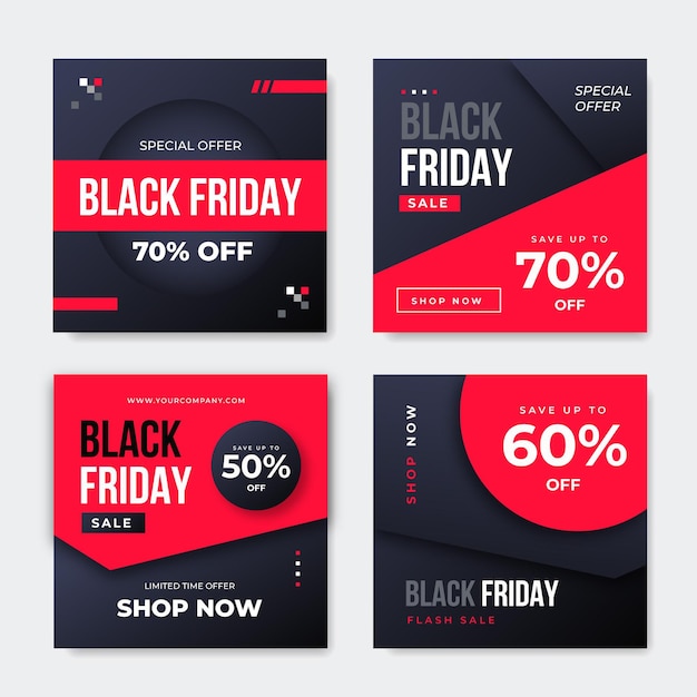 Black friday social media post