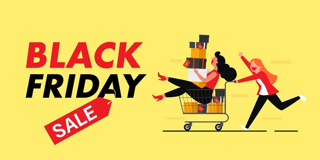 Black friday super sale design template