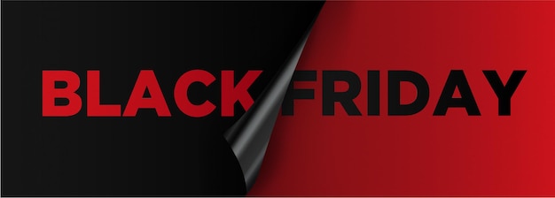 Black Friday Super Sale with Sticker Effect Background