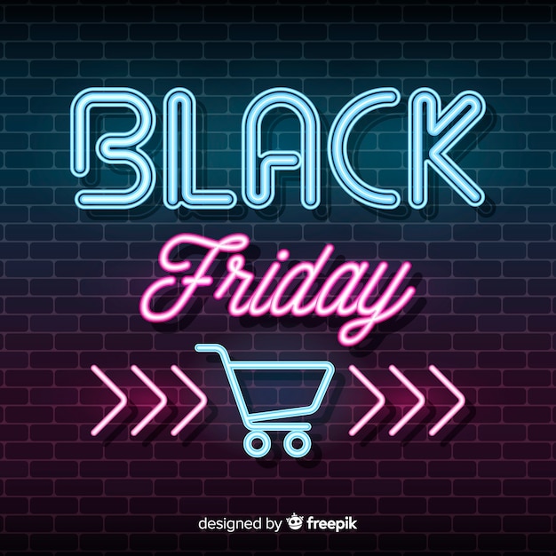 Free vector black friday with gradient background