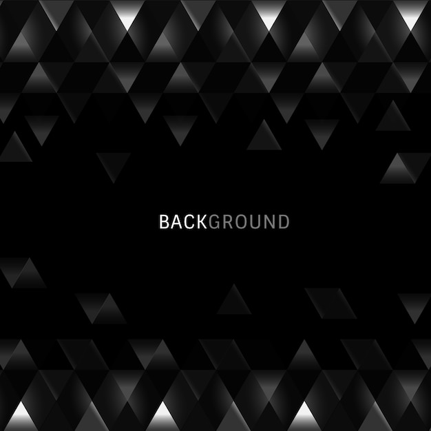 Black geometrical background