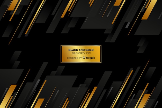 Black and gold background