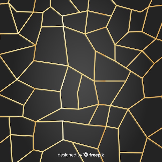 Free vector black and gold background