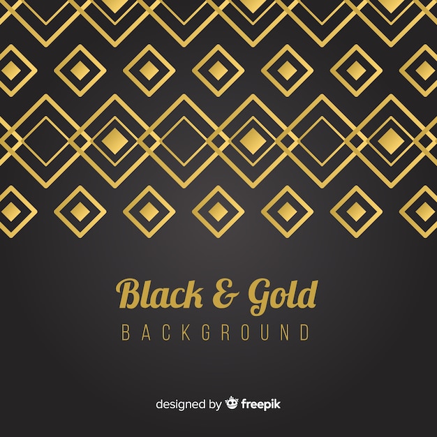 Black and gold background