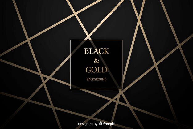 Black and gold background