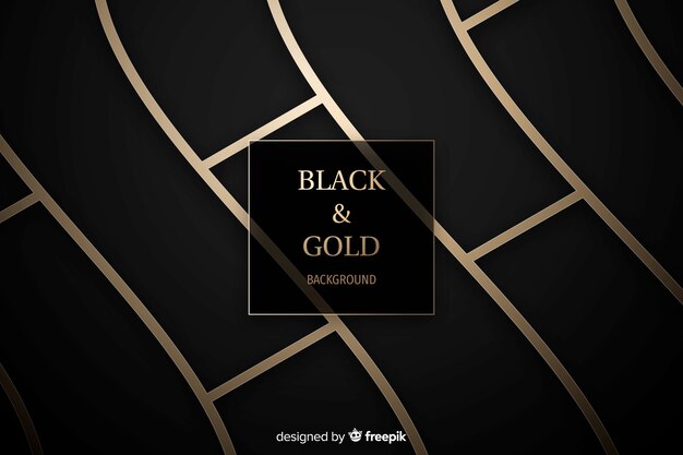 Black and gold background