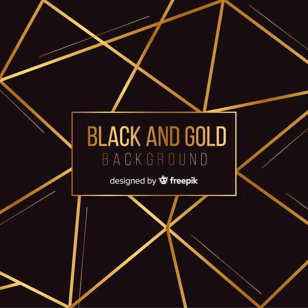 black and gold background