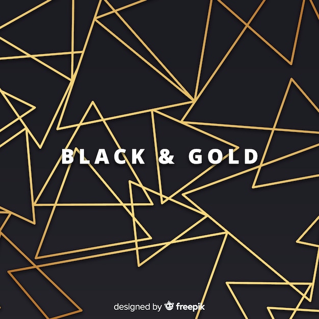 Black and gold background