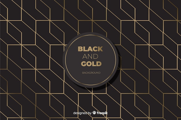 Black and gold background