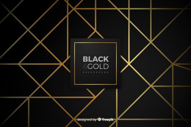 Black and gold background