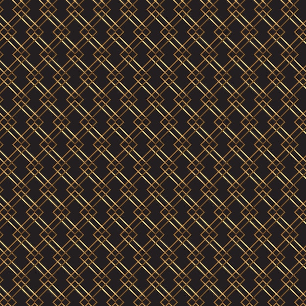 Black and gold geometric pattern background