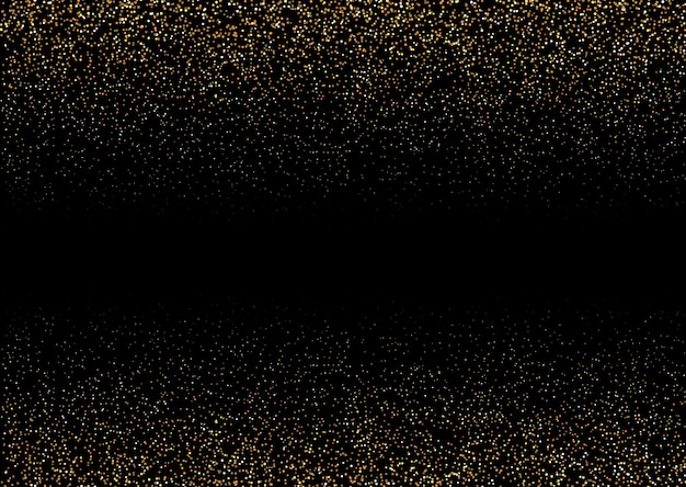 Black and gold glitter background