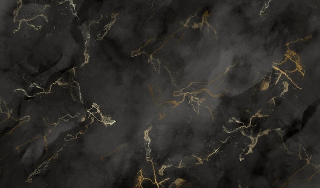 Black and gold marble texture