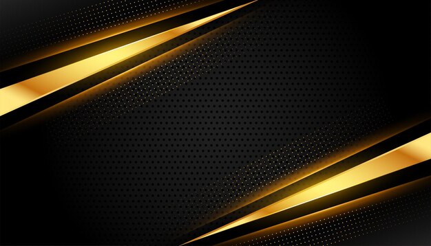 Black and golden shiny premium luxury background