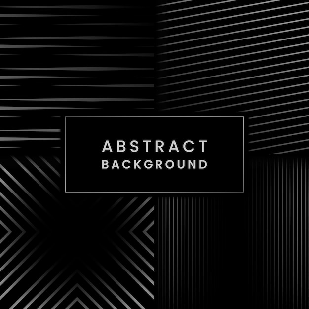 Черный и серый абстрактный фон векторный набор