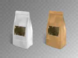 Бесплатное векторное изображение Упаковка черного, зеленого или травяного чая