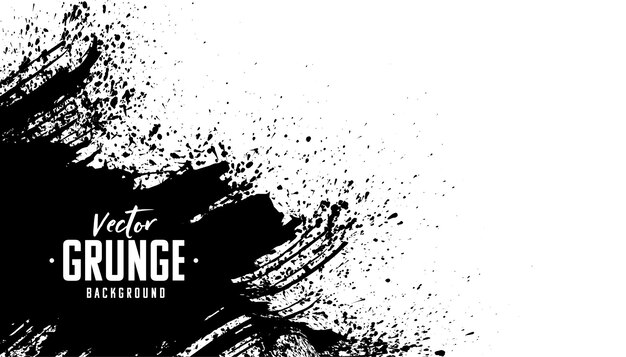 Black grunge abstract background design