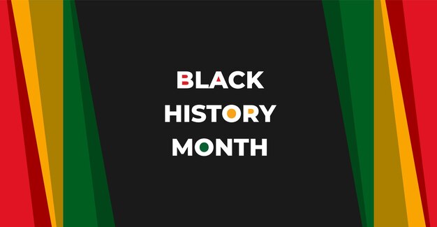Black history month background or african american history celebrate february in the usa and canada