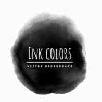 Free vector black ink background